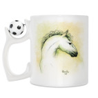 Кружка с футбольным мячиком