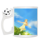 Кружка с футбольным мячиком