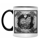 Кружка двухцветная