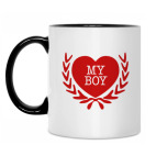 Кружка двухцветная