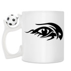 Кружка с футбольным мячиком