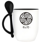 Кружка с ложкой