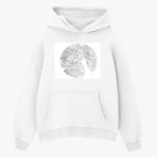 Толстовка худи оверсайз