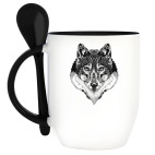 Кружка с ложкой