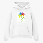 Толстовка худи оверсайз