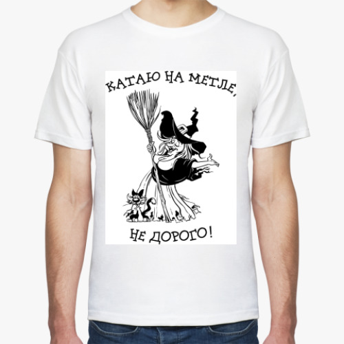 Футболка с принтом BROOM