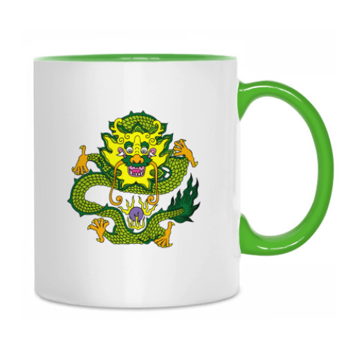 Кружка с принтом 'Дракон'