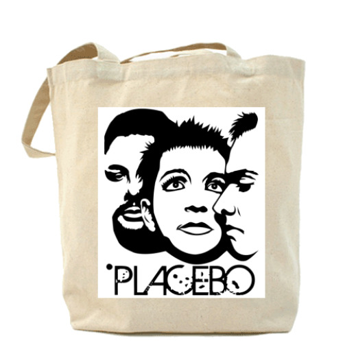 Сумка шоппер с принтом Placebo