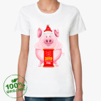 Женская футболка органик