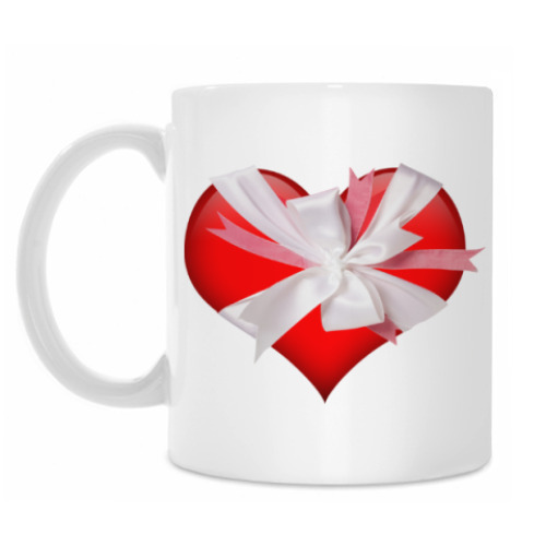 Кружка с принтом Сердце