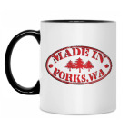 Кружка двухцветная