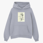 Толстовка худи оверсайз