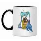 Кружка двухцветная