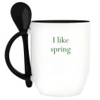 Кружка с ложкой