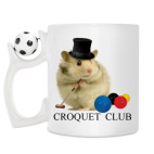 Кружка с футбольным мячиком