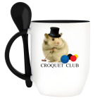 Кружка с ложкой