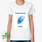 Женская футболка органик