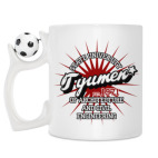 Кружка с футбольным мячиком