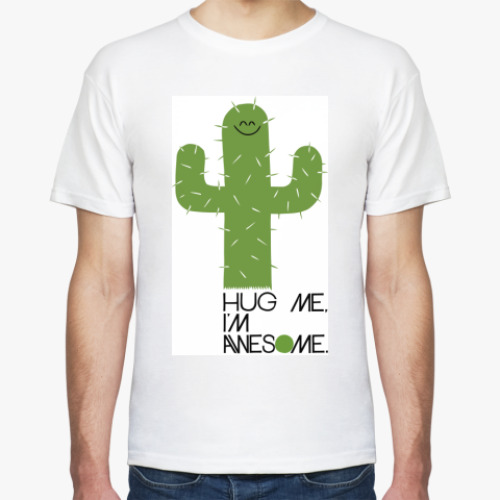 Футболка с принтом Hug