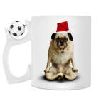 Кружка с футбольным мячиком