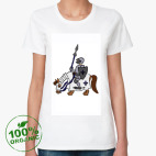 Женская футболка органик