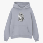 Толстовка худи оверсайз