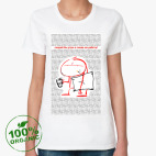 Женская футболка органик