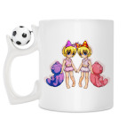Кружка с футбольным мячиком