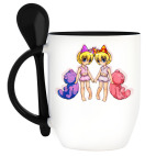 Кружка с ложкой