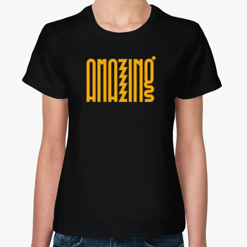 Женская футболка с принтом Amazing