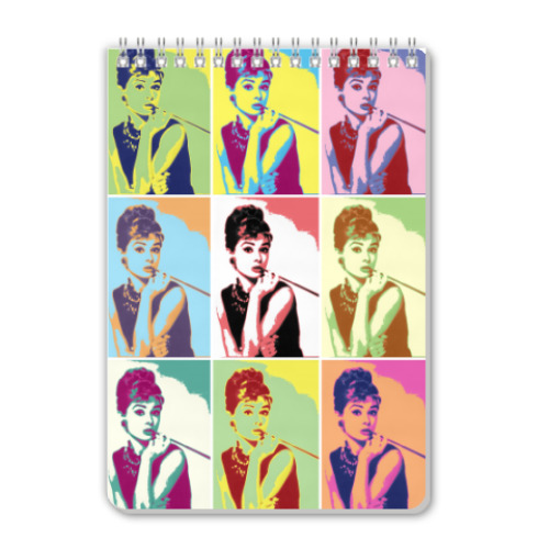 Блокнот с принтом Попарт