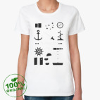 Женская футболка органик