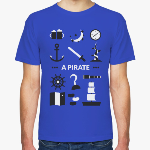 Футболка с принтом Пират