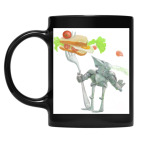 Кружка цветная UV-DTF