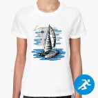 Женская спортивная футболка