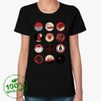 Женская футболка органик