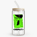 Банка с бамбуковой крышкой