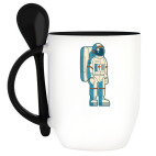 Кружка с ложкой