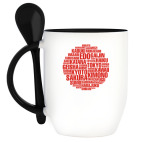 Кружка с ложкой