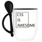 Кружка с ложкой