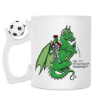 Кружка с футбольным мячиком