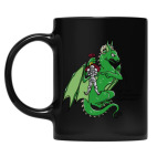 Кружка цветная UV-DTF