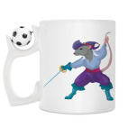 Кружка с футбольным мячиком