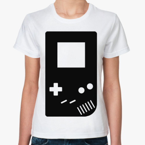 Классическая футболка с принтом Геймбой