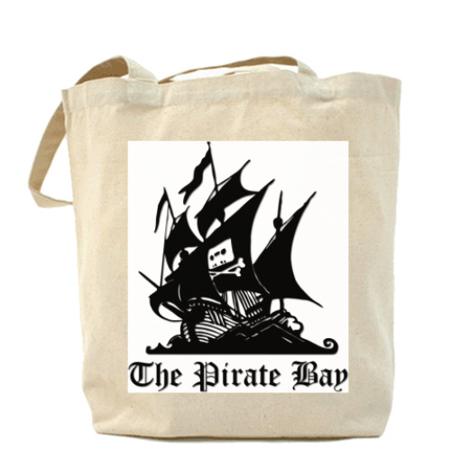 Сумка шоппер с принтом  The Pirate Bay