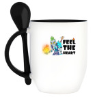 Кружка с ложкой