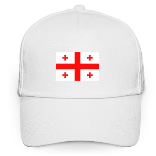 Кепка бейсболка с принтом Флаг Грузия
