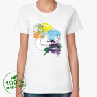 Женская футболка органик