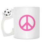 Кружка с футбольным мячиком