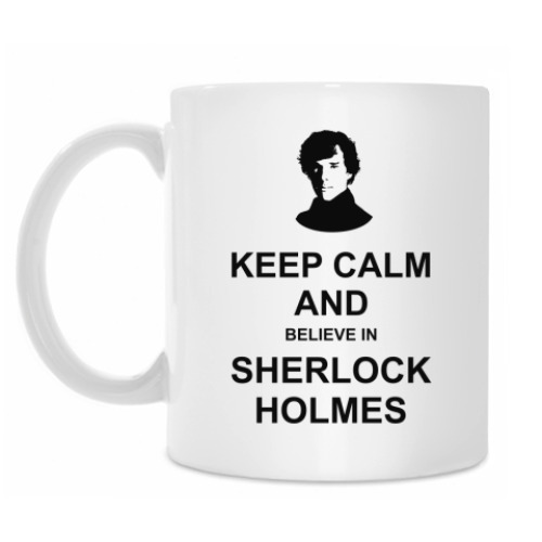 Кружка с принтом Sherlock Holmes
